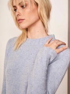 LLC21520_LT BLUE DONEGAL Françoise Sweater Knitwear