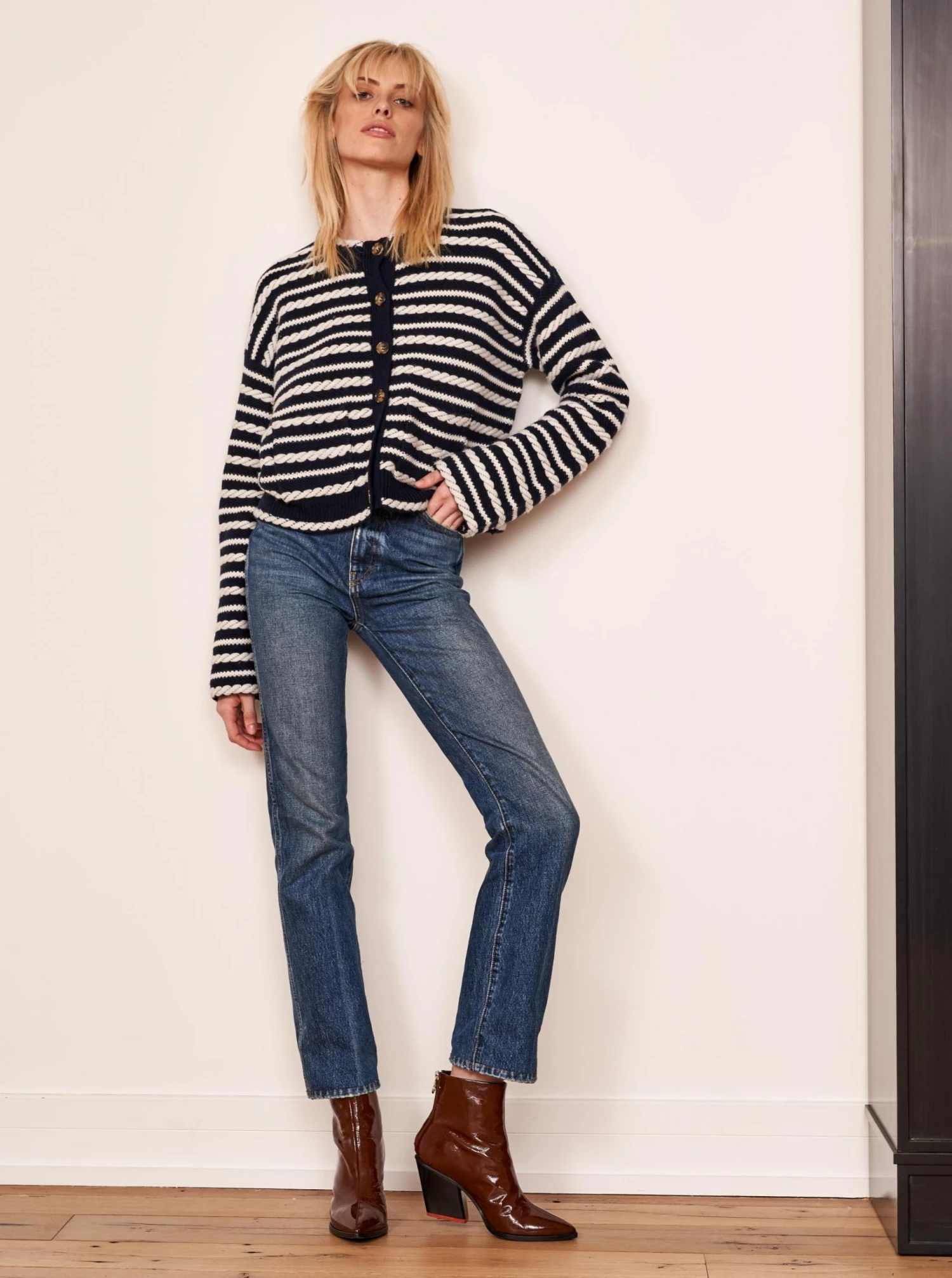 Recurate Gabrielle Cardigan Re-Ligne 8 Recurate Gabrielle Cardigan Re-Ligne