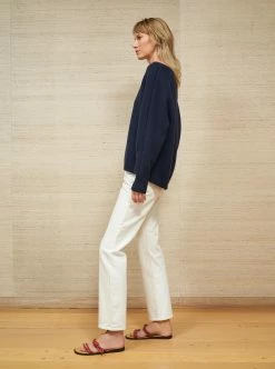 LLC21650_NAVY Knitwear Gaston Sweater