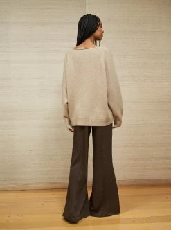 LLC21650_TAN Gaston Sweater