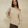 LLC21650_TAN Gaston Sweater