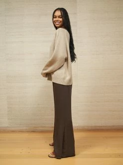 LLC21650_TAN Gaston Sweater