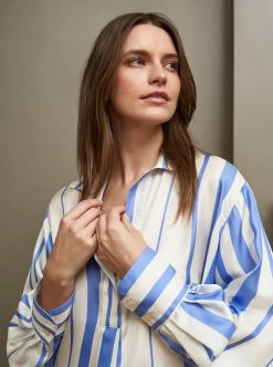 LLC13373_FRENCH BLUE/IVORY Isla Dress Dresses