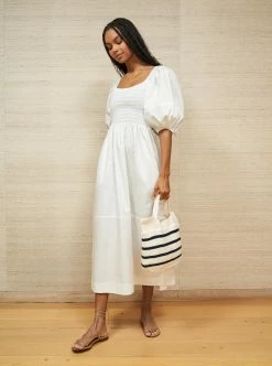 LLC37047_CREAM/NAVY Jane Bag Accessories