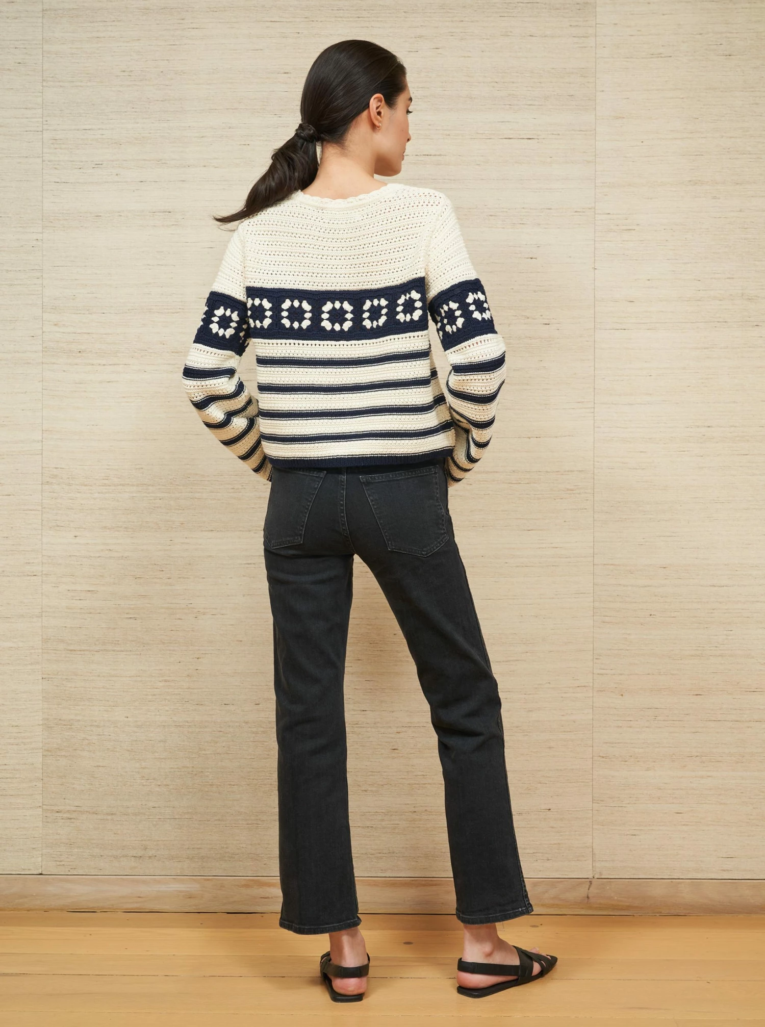 LLC21692_CREAM/NAVY Knitwear Jane Sweater 7 LLC21692_CREAM/NAVY Knitwear Jane Sweater