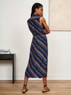 LLC13224_NAVY STRIPE Josephine Dress Dresses 13 LLC13224_NAVY STRIPE Josephine Dress Dresses