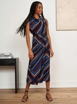 LLC13224_NAVY STRIPE Josephine Dress Dresses 11 LLC13224_NAVY STRIPE Josephine Dress Dresses