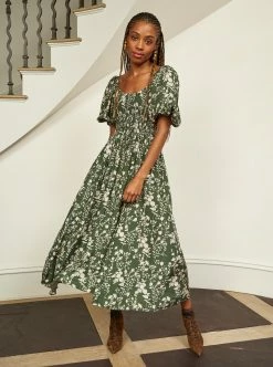 LLC13333_HUNTER/TAN Dresses Lola Dress