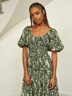 LLC13333_HUNTER/TAN Dresses Lola Dress