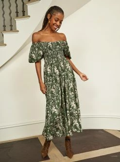 LLC13333_HUNTER/TAN Dresses Lola Dress