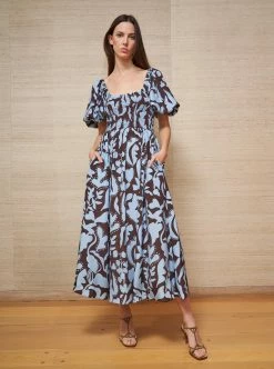 LLC13383_CHOCOLATE/PALE BLUE Dresses Lolita Dress 13 LLC13383_CHOCOLATE/PALE BLUE Dresses Lolita Dress