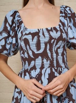 LLC13383_CHOCOLATE/PALE BLUE Dresses Lolita Dress 16 LLC13383_CHOCOLATE/PALE BLUE Dresses Lolita Dress