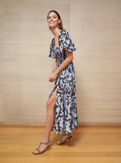 LLC13383_CHOCOLATE/PALE BLUE Dresses Lolita Dress 12 LLC13383_CHOCOLATE/PALE BLUE Dresses Lolita Dress