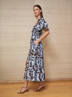 LLC13383_CHOCOLATE/PALE BLUE Dresses Lolita Dress 19 LLC13383_CHOCOLATE/PALE BLUE Dresses Lolita Dress