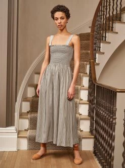 LLC13172_SAGE STRIPE Lou Dress Dresses