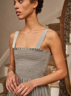 LLC13172_SAGE STRIPE Lou Dress Dresses