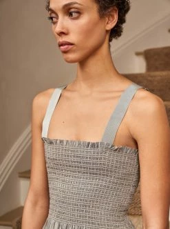 LLC13172_SAGE STRIPE Lou Dress Dresses