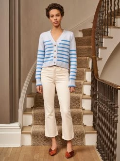 LLC21243_HEATHERED LIGHT BLUE/ SKY Mini Marin Cardigan