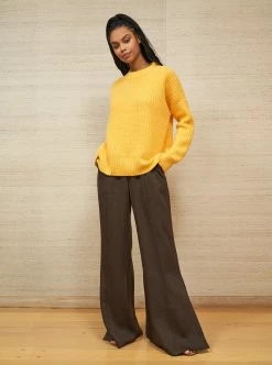 LLC21213_MARIGOLD Toujours Sweater Monogram