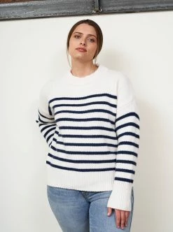 LLC21490_CREAM/NAVY Monogram Marin Sweater