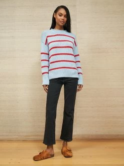 LLC21524_SKY/POPPY Marina Sweater Monogram 13 LLC21524_SKY/POPPY Marina Sweater Monogram