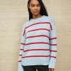 LLC21524_SKY/POPPY Marina Sweater Monogram