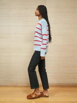 LLC21524_SKY/POPPY Marina Sweater Monogram 15 LLC21524_SKY/POPPY Marina Sweater Monogram