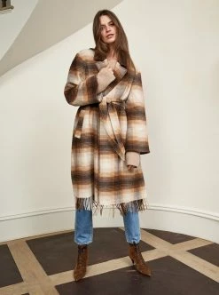 LLC16026 _CHOCOLATE/OAT/RUST Outerwear Mercer Coat 23 LLC16026 _CHOCOLATE/OAT/RUST Outerwear Mercer Coat