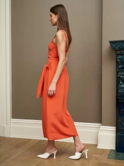 LLC13388_TANGERINE Dresses Mia Dress