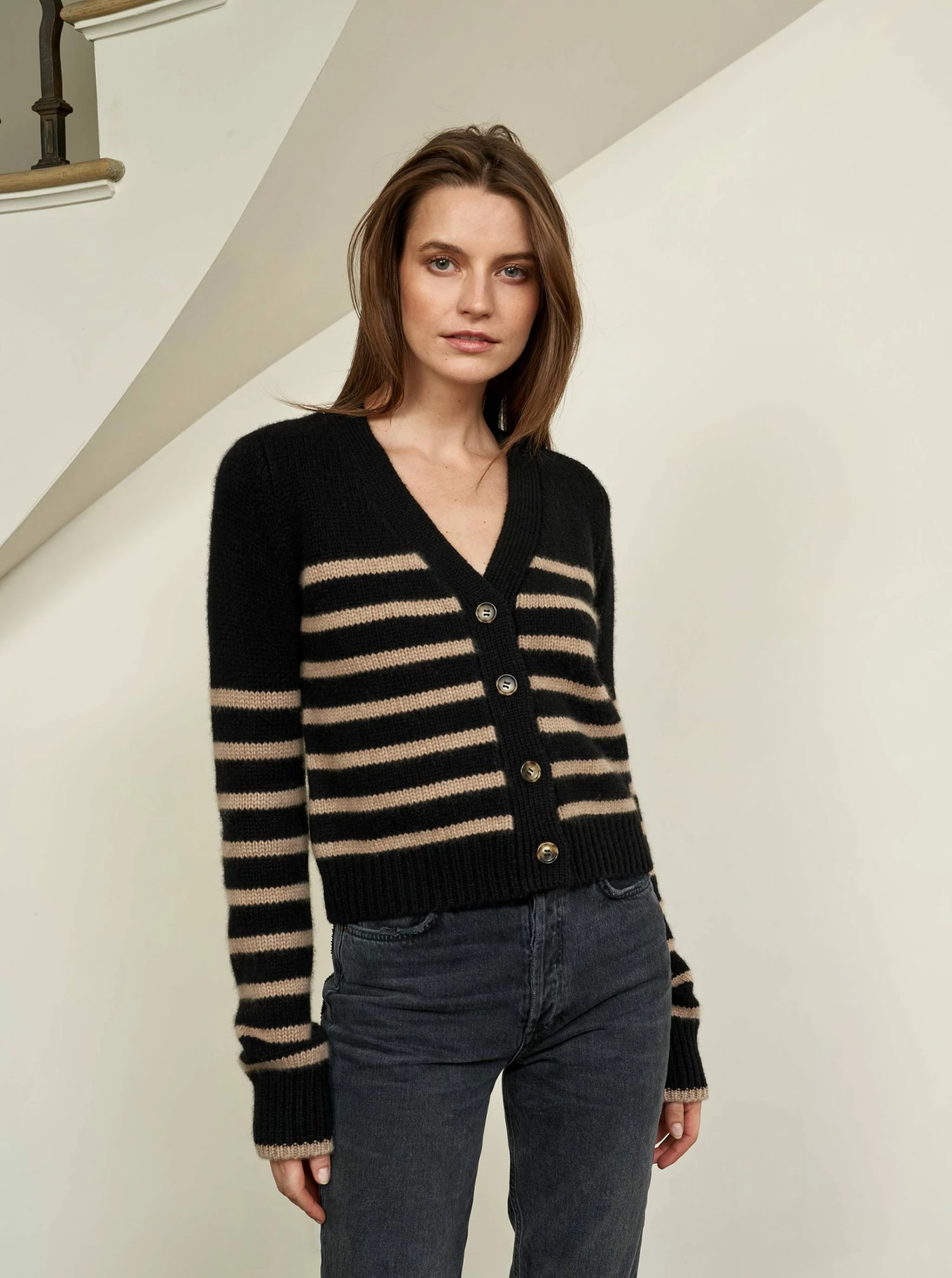 LLC21243_BLACK/TAN Monogram Mini Marin Cardigan 7 LLC21243_BLACK/TAN Monogram Mini Marin Cardigan