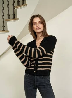 LLC21243_BLACK/TAN Monogram Mini Marin Cardigan 20 LLC21243_BLACK/TAN Monogram Mini Marin Cardigan
