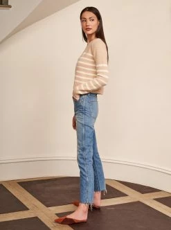 LLC21243_MELANGE CAMEL/CREAM Monogram Mini Marin Cardigan 15 LLC21243_MELANGE CAMEL/CREAM Monogram Mini Marin Cardigan