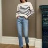LLC21123_CREAM/NAVY Mini Marin Sweater Monogram 2 LLC21123_CREAM/NAVY Mini Marin Sweater Monogram