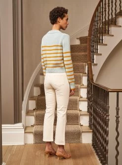 LLC21123_MINT/ GOLD Mini Marin Sweater Monogram