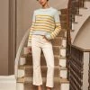 LLC21123_MINT/ GOLD Mini Marin Sweater Monogram