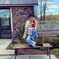 LLC21311 _MULTI STRIPE Mini Marin Sweater Monogram