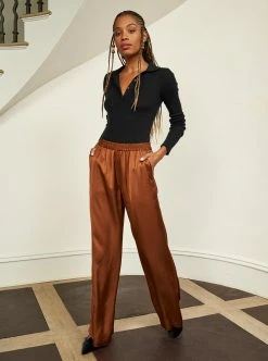 LLC14087 _RUST Miranda Pant Pants