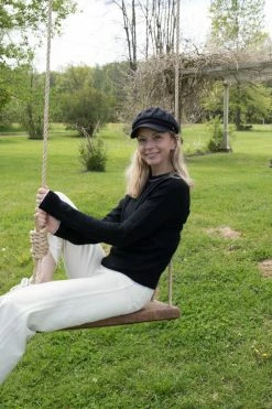 LLC21246_BLACK Knitwear Neat Sweater