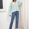 LLC21352_SEAFOAM Knitwear Picnic Cardigan