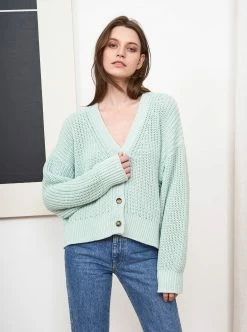 LLC21352_SEAFOAM Knitwear Picnic Cardigan 10 LLC21352_SEAFOAM Knitwear Picnic Cardigan