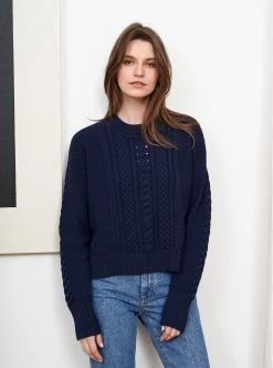 LLC21350_NAVY Knitwear Picnic Sweater 11 LLC21350_NAVY Knitwear Picnic Sweater