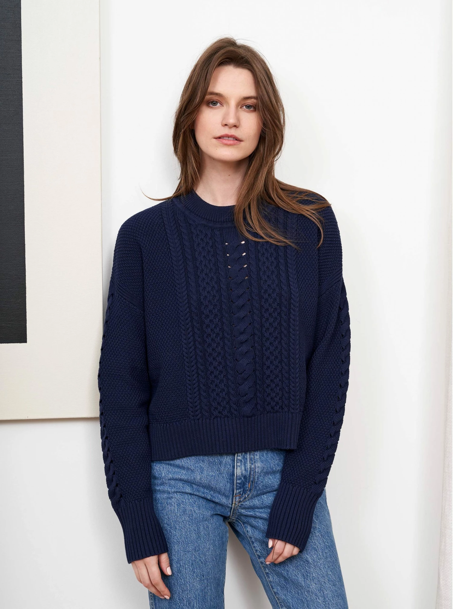 LLC21350_NAVY Knitwear Picnic Sweater 5 LLC21350_NAVY Knitwear Picnic Sweater