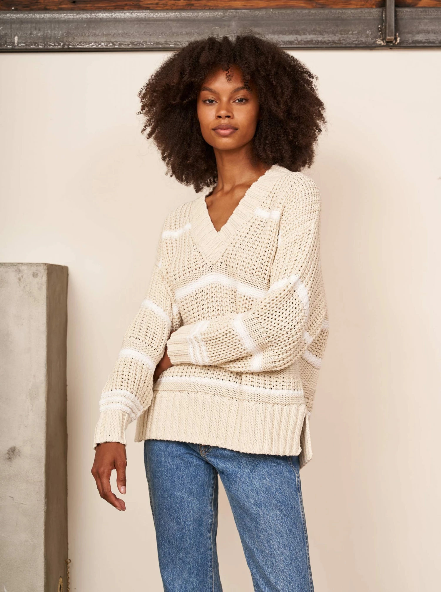 LLC21360_CREAM/WHITE Plage Sweater 8 LLC21360_CREAM/WHITE Plage Sweater
