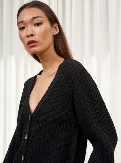LLC21454_BLACK Provence Cardigan Knitwear 12 LLC21454_BLACK Provence Cardigan Knitwear