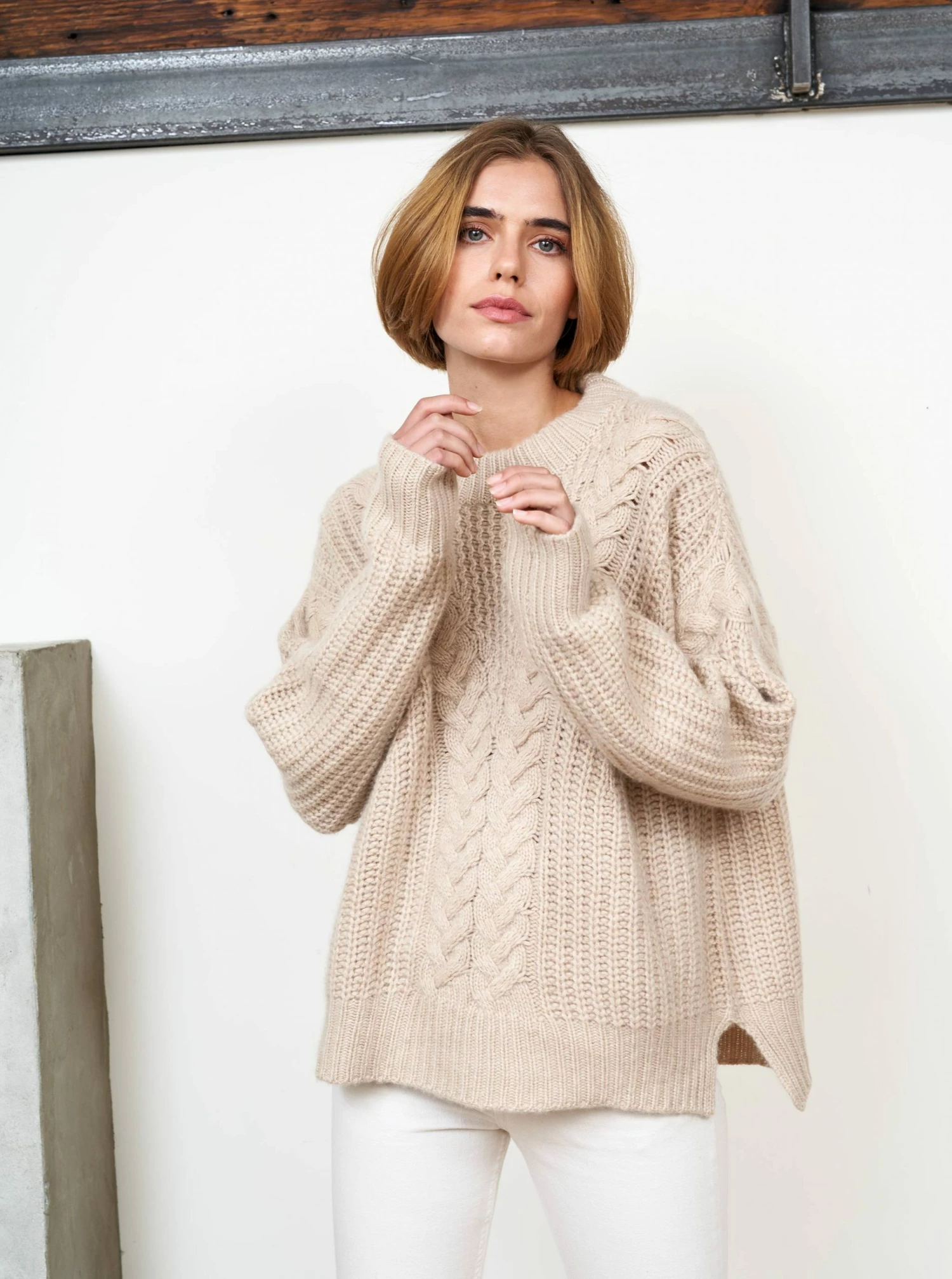 LLC21415_LIGHT TAN Knitwear Scotia Sweater 7 LLC21415_LIGHT TAN Knitwear Scotia Sweater