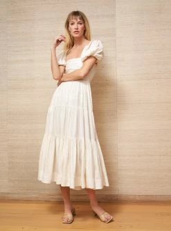 LLC13351_IVORY Sofia Dress Dresses