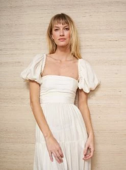 LLC13351_IVORY Sofia Dress Dresses