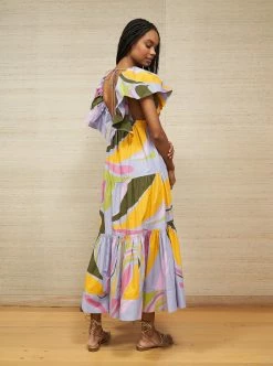 LLC13420_LAVENDER/MULTI Stella Dress