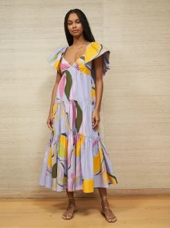 LLC13420_LAVENDER/MULTI Stella Dress