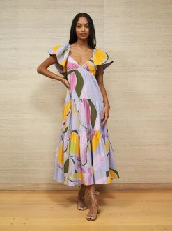 LLC13420_LAVENDER/MULTI Stella Dress